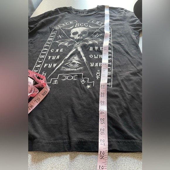 Black Craft Black Skull T-Shirt Size Medium - Picture 7 of 9
